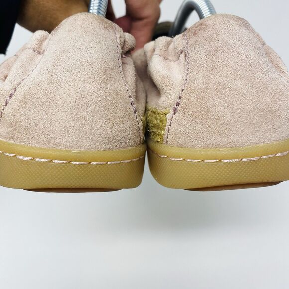 BORN 8.5 Pink Castries Suede Slip On Comfort Espadrilles Boho Chic Casual Loafer - Picture 13 of 16